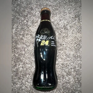 Jeff Gordon “1995 Winston Cup Champion” glass Coca Cola bottle